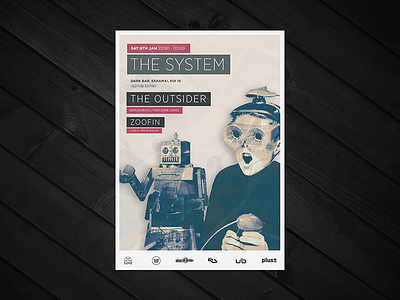 Flyer: The System 03 bangkok flyer poster techno