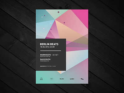 Flyer: Berlin Beats June 2016 bangkok berlin flyer poster techno