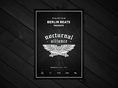 Flyer: Berlin Beats April 2017 bangkok berlin flyer poster techno