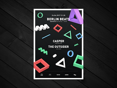 Flyer: Berlin Beats June 2017 bangkok berlin flyer poster techno