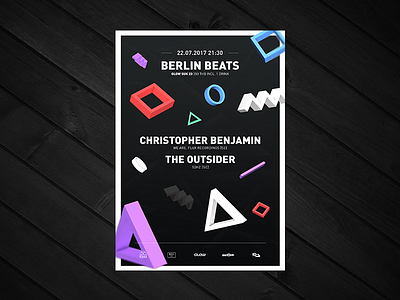 Flyer: Berlin Beats July 2017
