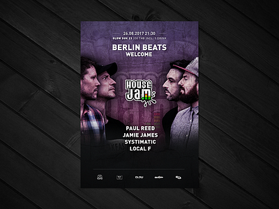 Flyer: Berlin Beats August 2017