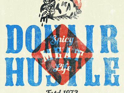 Donair Hustle graphic art graphic design halifax hospitality nova scotia restaraunt