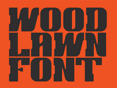 WoodLawn Font | Finals