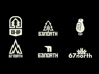 67North | A Canada Brand 67 artwork branding canada canadian canam concept confederarion design graphic design illustration logo north northern