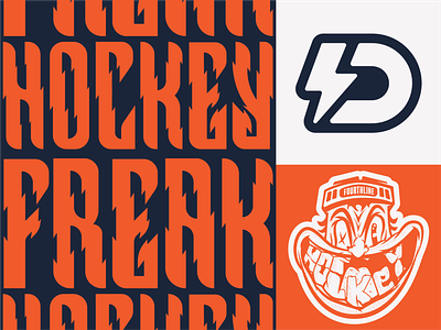 Hockey Freak artwork brand design branding concept design fashion graphic design hockey illustration logo retro sports sports brand texas vector vintage