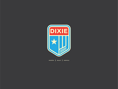 Bend Industries | Dixie Hockey Co. branding concept design dixie graphic design hockey logo logos southerm sports sports logo the south vector
