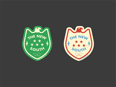 Dixie Hockey Co. | The New South badge brand design brand new branding crest design design development emblem graphic design illustration logo patch