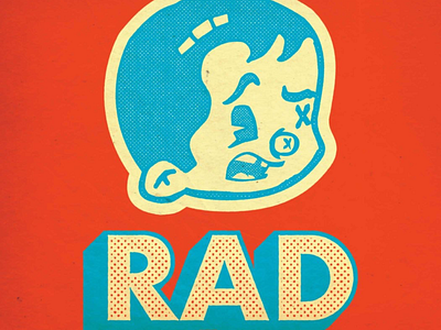80s Kid - RAD character character design graphic design illustration vintage