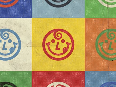 HappyHour atomic coasters happy icon logos marks smile trademark vintage