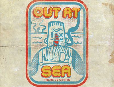 The Captains Sea - Update artwork branding character design graphic design illustration kraken logo ocean sea