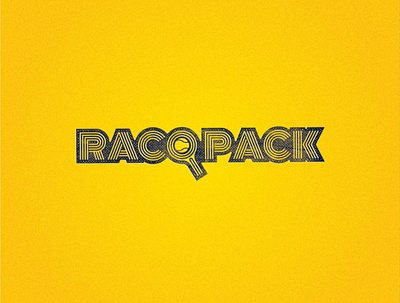 Racq Pack artwork branding concept design graphic design icon illustration logo logos typography
