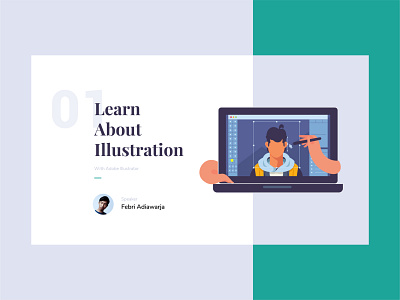 Learn Illustrator course flat illustrator illustrator design learning simple stay home