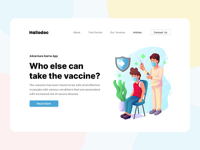 Hallodoc - Vaccine Landing Page