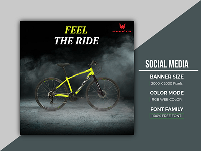 Cycle Banner Template Design