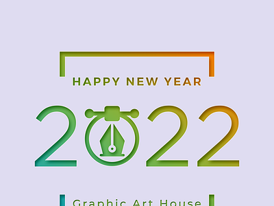 Happy New Year 2022 facebook graphic design