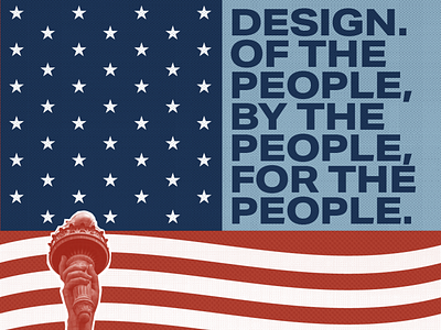 Independence Day Graphic for Studio Science 4th blue design indepencence day july july 4 liberty people red stars stripes usa white
