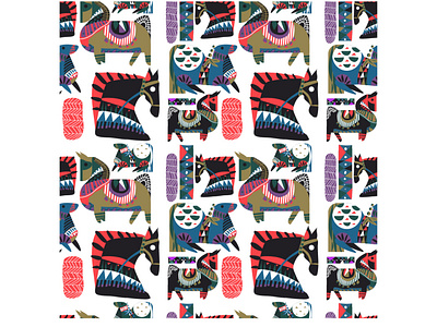 horses pattern