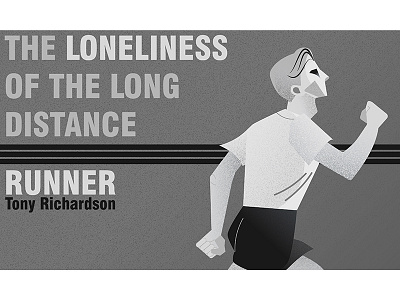 "The Loneliness of the Long Distance Runner" Poster