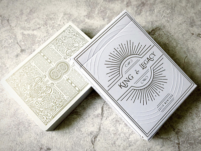 King & Legacy Playing Cards Gold Edition