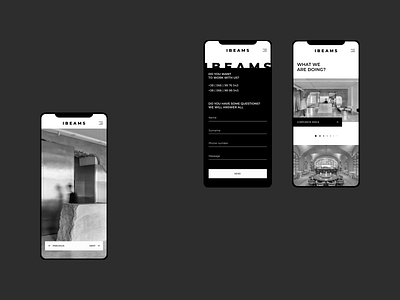 Architecture and Interior Design Mobile Website