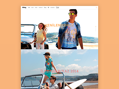 Tiffany Website design fashion model new ui ux web