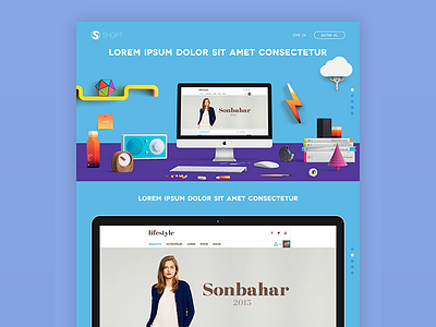 Landing Page Design design e commerce landing new plan ui ux web