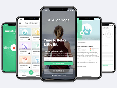 Yoga App Design