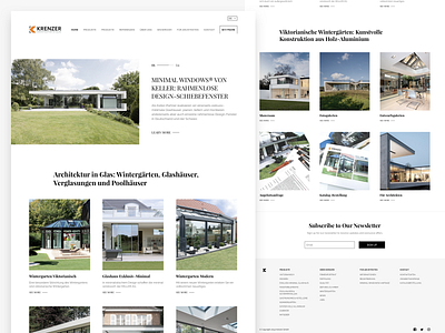 Web Design for Architecture Company home home page homepage landing landing page menu ui ui desgin uidesign ux ux ui design web web design