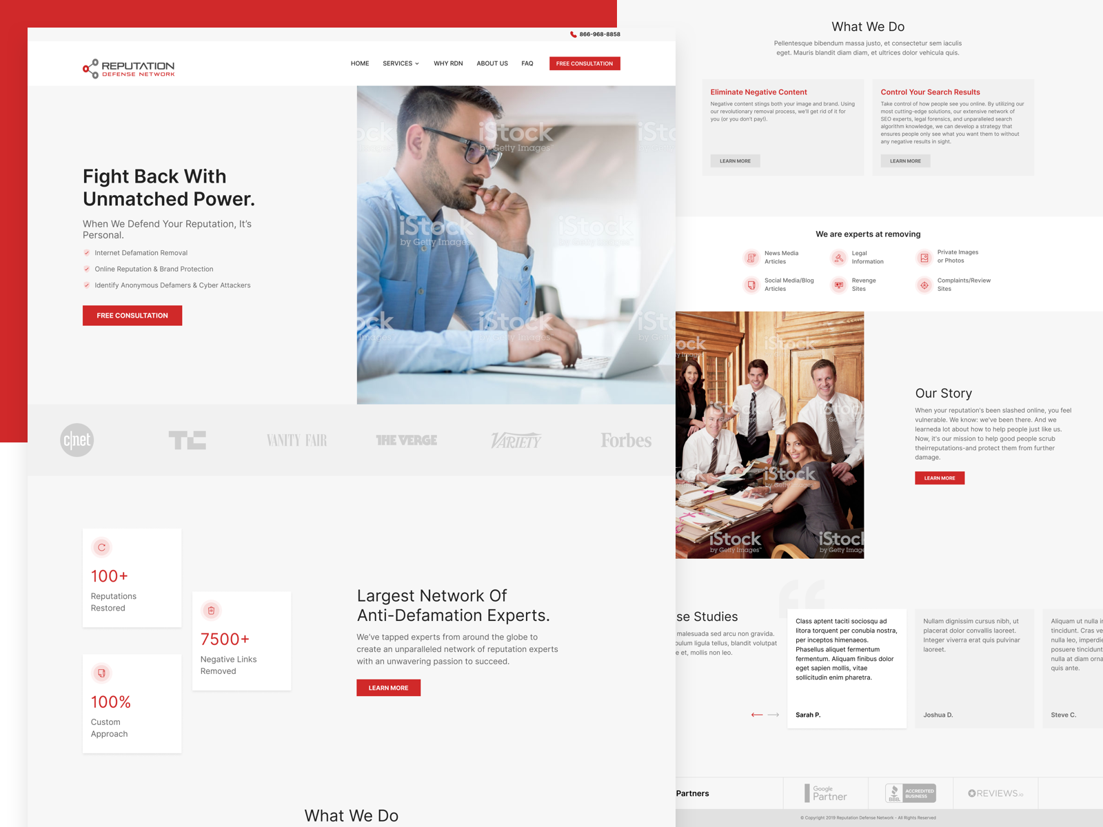 Web Design for Law Firm by Tugay Akın on Dribbble