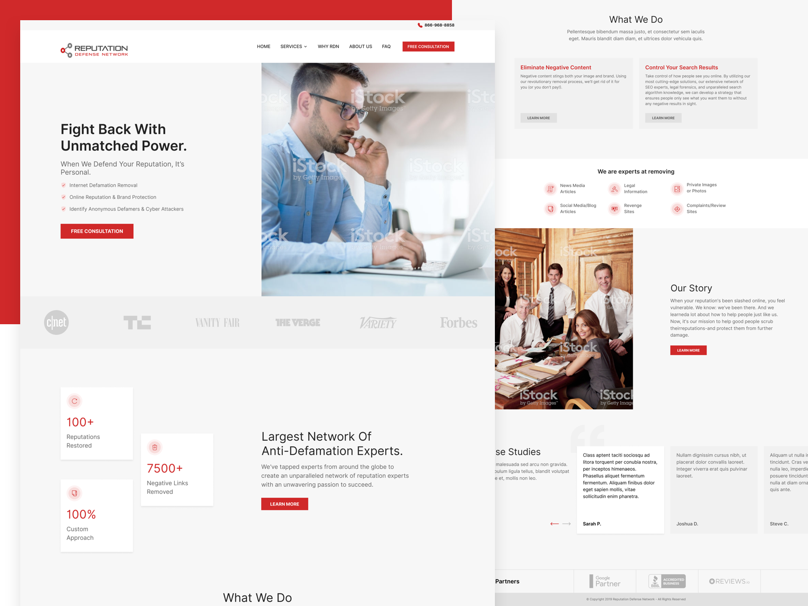 Web Design for Law Firm