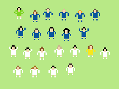 Blues and Whites blue football illustration kits soccer white