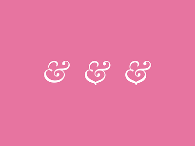 Love Ampersand ampersand barkerville bezier heart love wedding