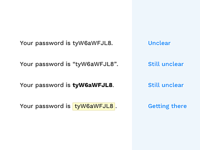 How to display passwords clearly change password ui usability user centered design ux