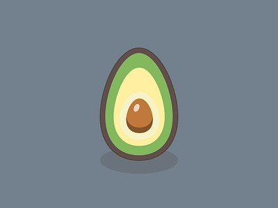 Avocado avocado food fruit green healthy illustration snack