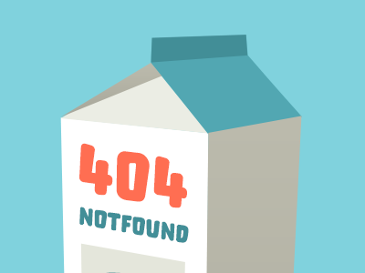 404 404 illustration milk not found