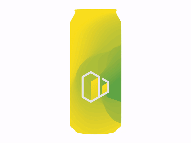 Shared Pomello Breeze beer branding can craft beer design geometric label logo vector