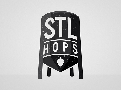 Dribbble Stlhops beer branding craft hops logo stl