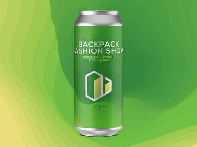 Shared Backpack Fashion Show beer beer can branding craft beer label label design packaging