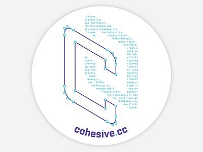 New Stickers code cohesive design sticker