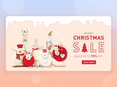 Christmas promotion banner advertise advertising banner christmas design ecommerce font graphic design layout promotion visual visual design