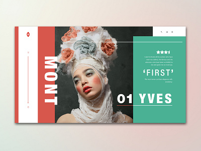 Yves UI Gallery Concept adobe photoshop clean concept design fashion graphic design grid landing page layout lookbook minimal model photography rebound screen typography ui ux web web design