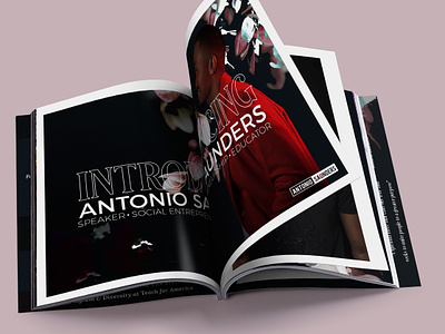 Magazine Style Media Kit atlanta branding graphic design media kit nashville print print design typogaphy