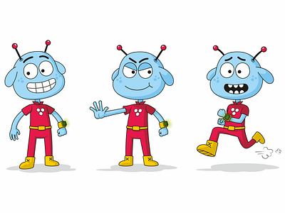 Alien Hero alien alienhero character character design design hero illustration