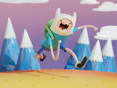 Jake the Human 3d blender blender3d character character design design illustration