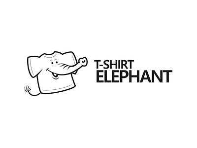 T-Shirt Elephant animal elephant logo logo design psthome t shirt