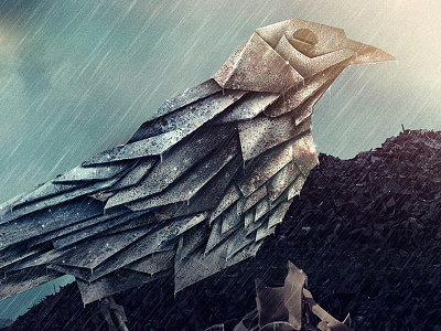 Metal Bird bird illustration manipulation metal nature retouch