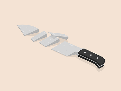 Knife illustration by Samy Löwe