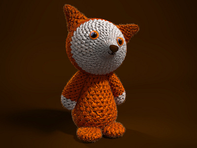 Amigurumi fox