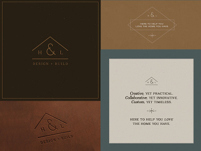 H&L Design + Build - Brand Identity